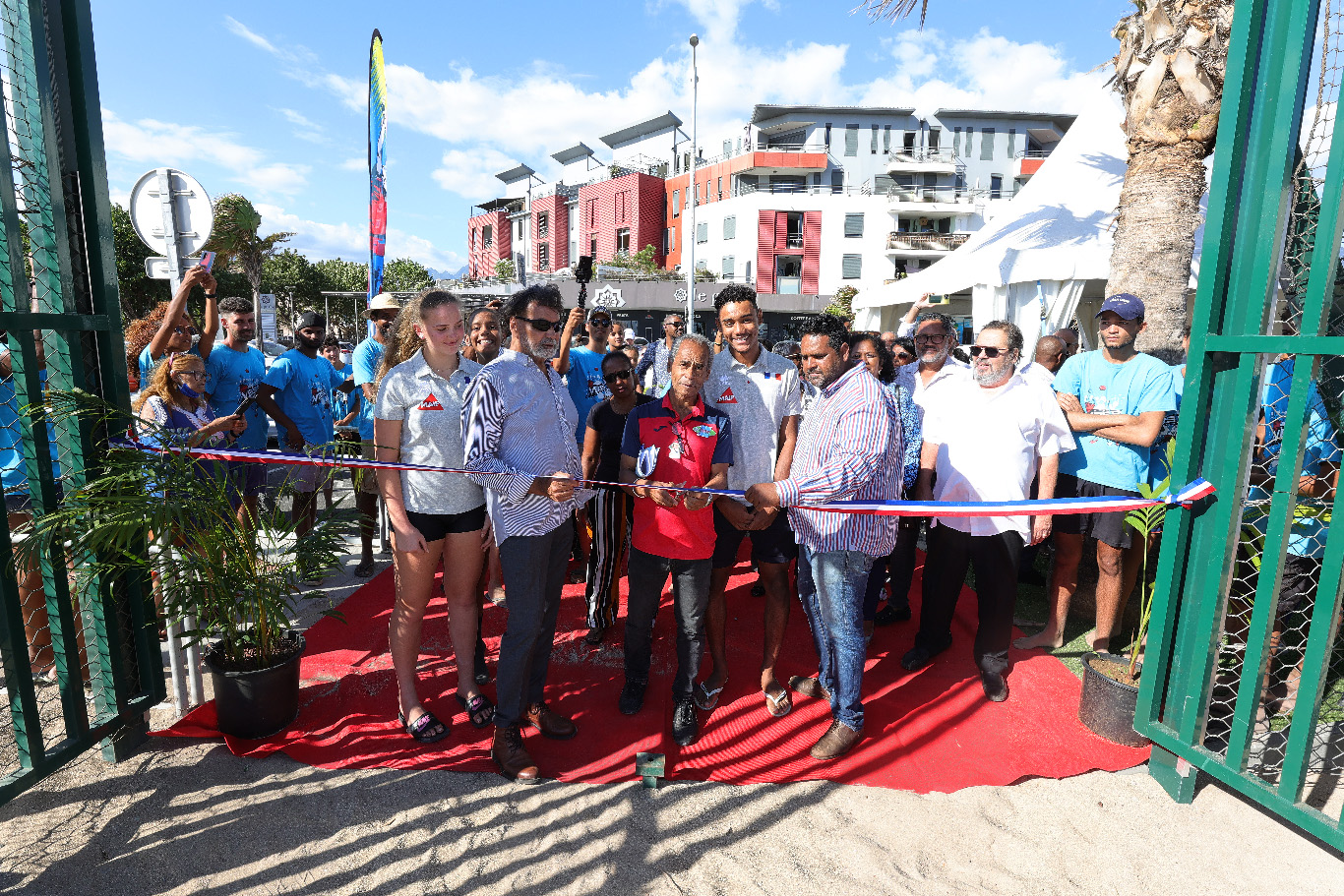 Nouveaux terrains de Beach Volley à la Ravine-Blanche