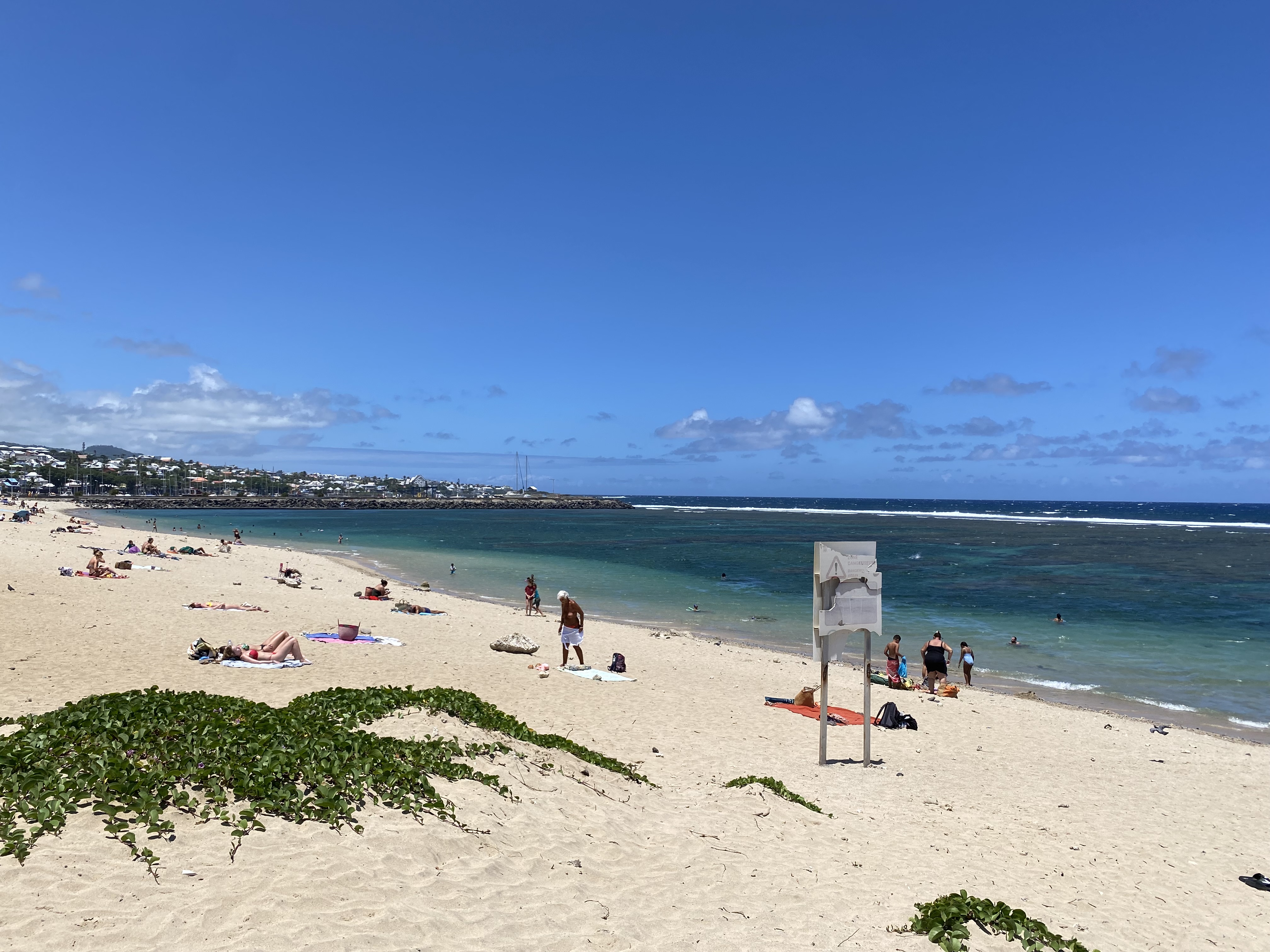 La plage du centre-ville