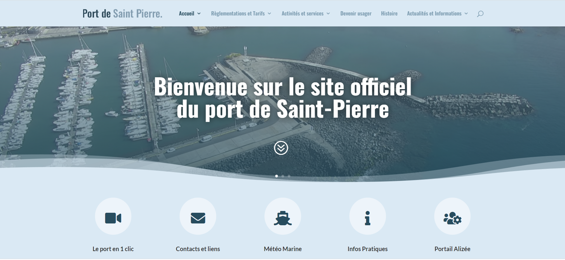 Le site du Port de Saint-Pierre