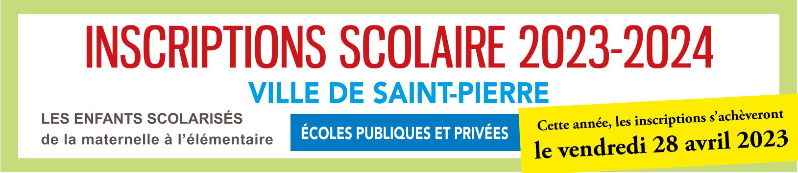 Inscriptions scolaires