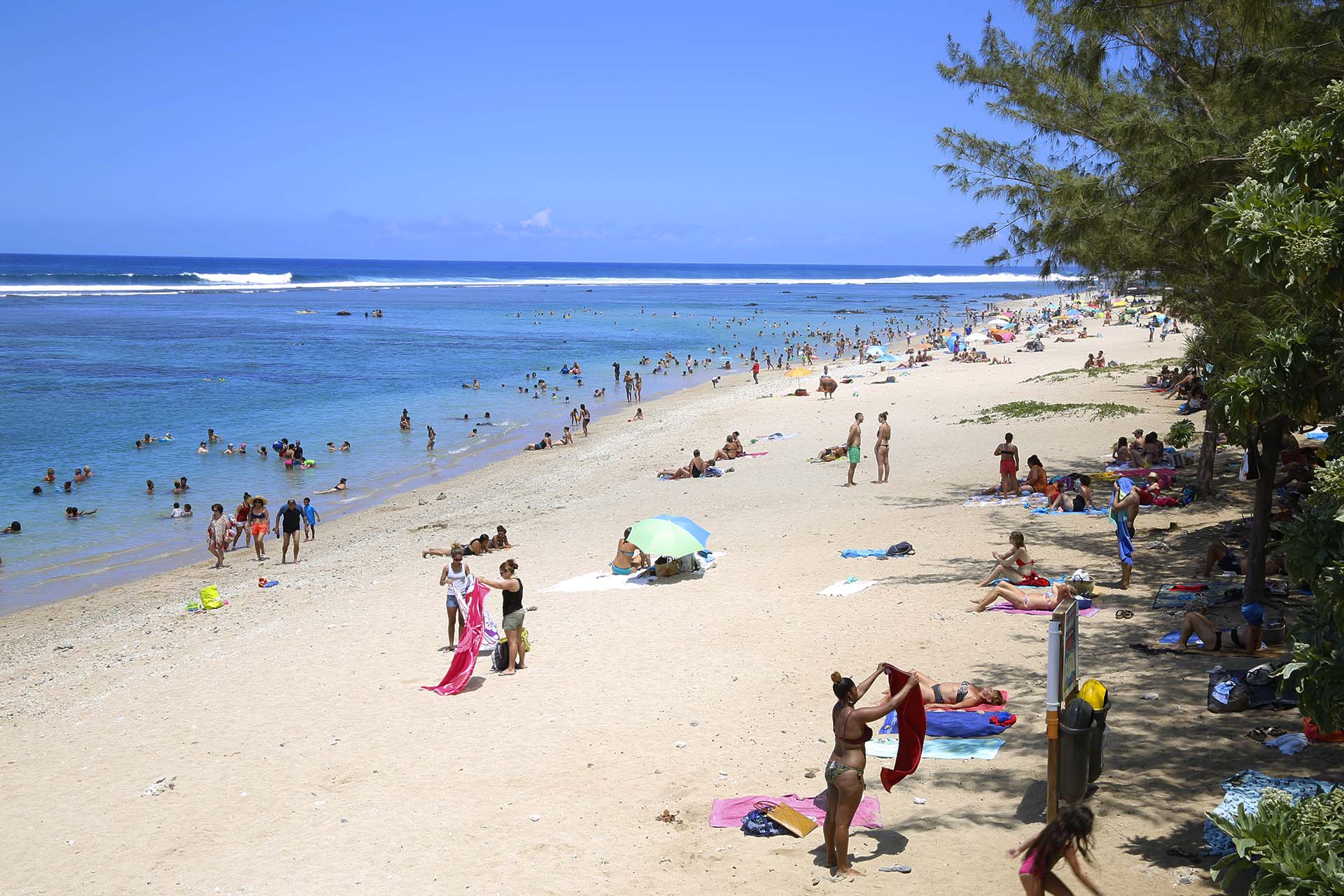 L’eau est de bonne qualité sur les plages de Saint-Pierre