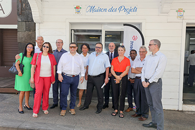 Inauguration de la Maison des Projets de Saint Pierre