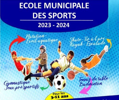 Inscriptions 2023/2024 pour l'Ecole Municipale des Sports