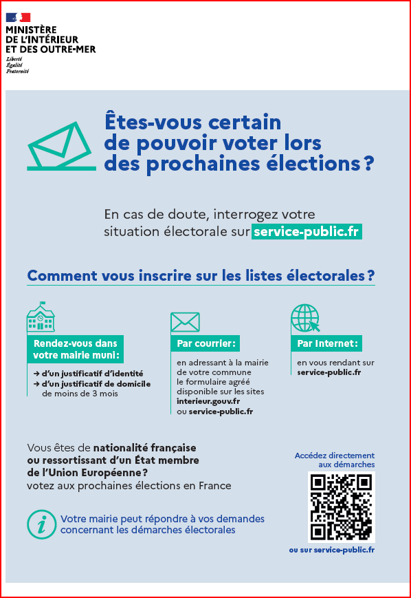 inscription listes électorales