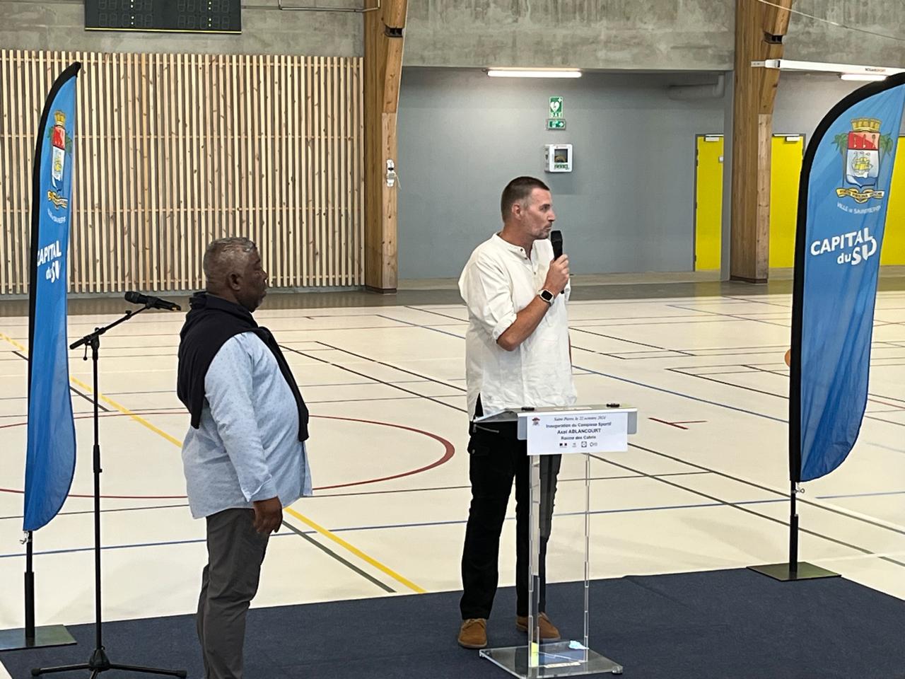 inauguration du complexe sportif Axel ABLANCOURT