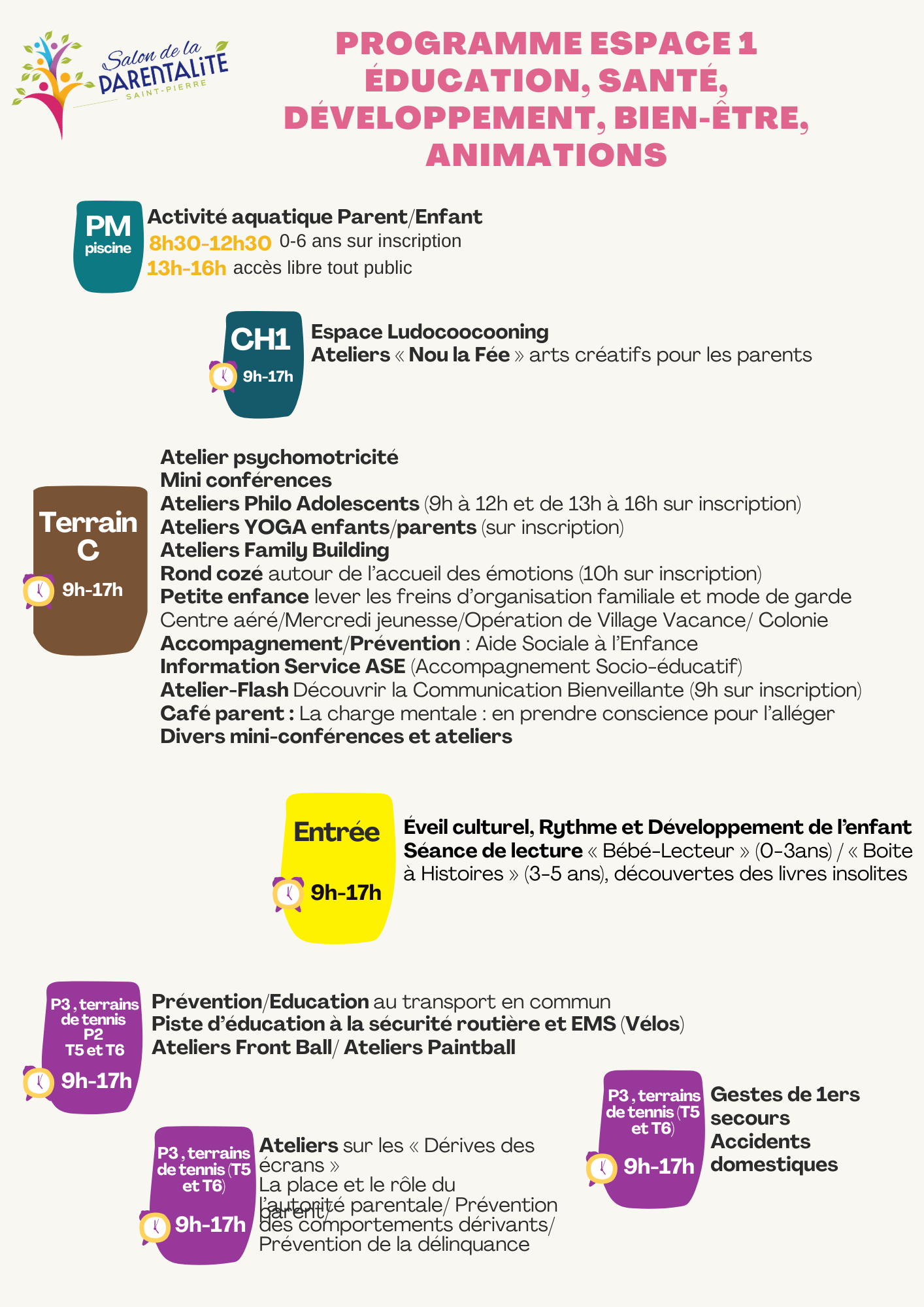 programme espace 1