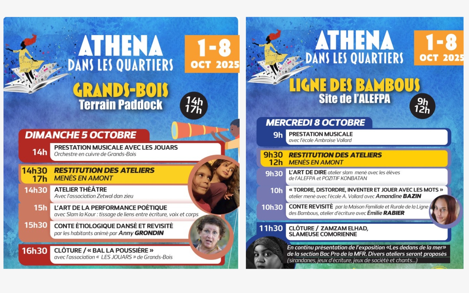 Athéna 2025 dans les quartiers