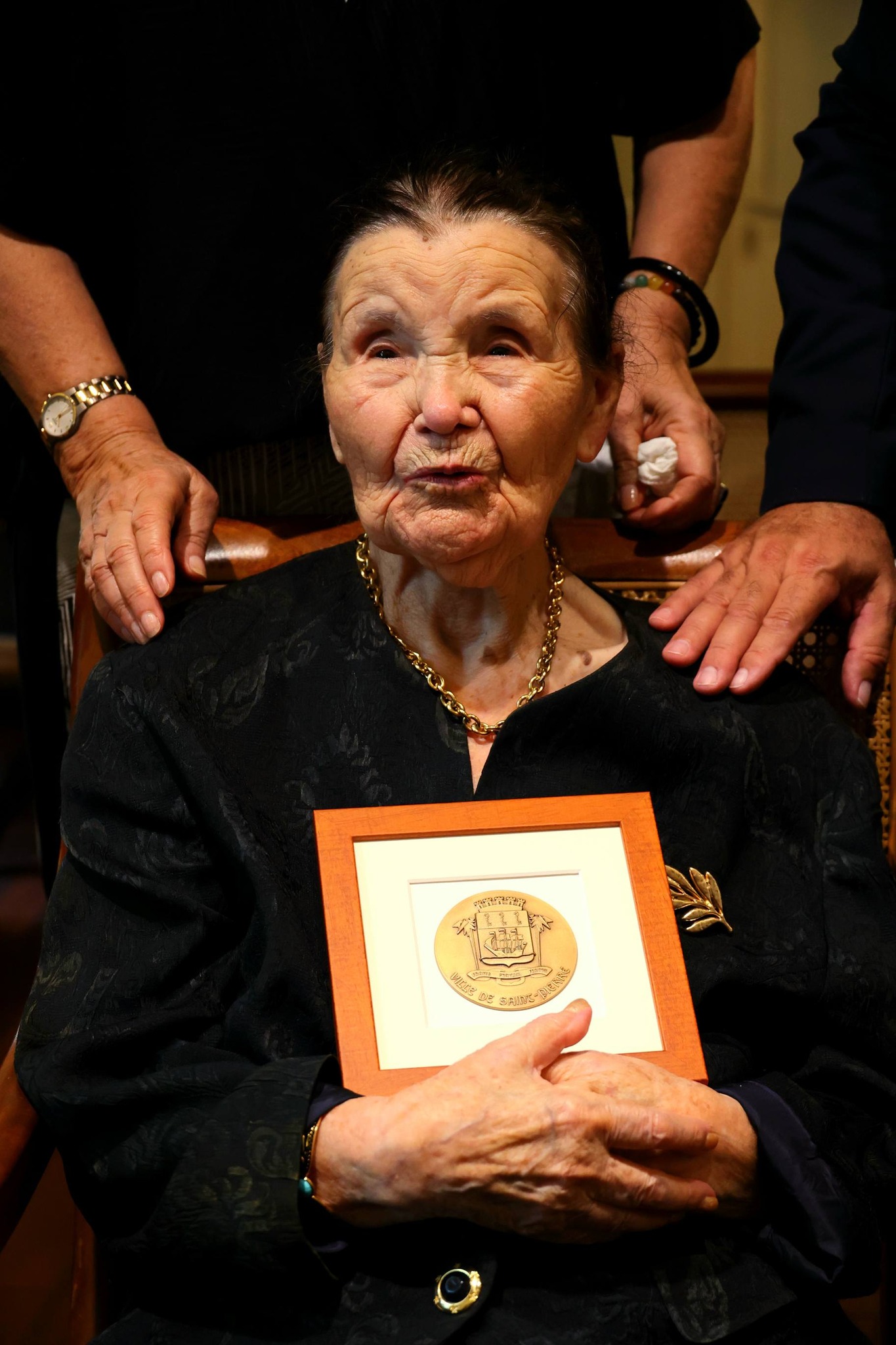 Marie-Aurore SAVIGNY vient de fêter ses 105 ans