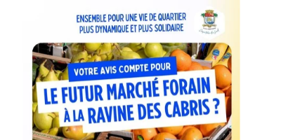 Le futur marché forain de la Ravine des Cabris : donnez votre avis !