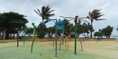 Image - Jeux d'eau - Plage de Saint-Pierre