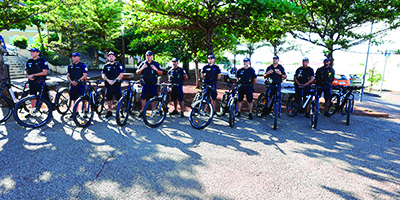 La brigade mixte de police à vélo se modernise