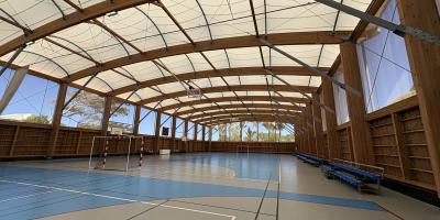 Un nouvel équipement sportif inauguré à Terre Sainte : l'aire couverte Yolande Govindama