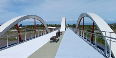 Ouverture de la passerelle piétons de Pierrefonds