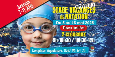 Stage de natation - Vacances de MAI 2025