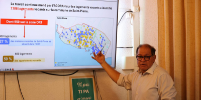 Réception de M. BATAILLER Directeur de la DEAL et l’équipe en charge de de la rénovation de l’habitat privé