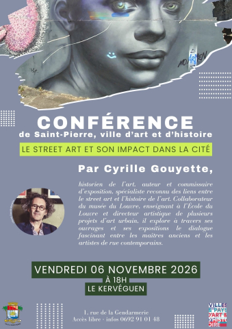 Le street art et son impact dans la cité une conférence de Cyrille Gouyette au Kerveguen