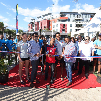 Nouveaux terrains de Beach Volley à la Ravine-Blanche