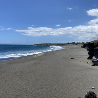 La plage de la Pointe du diable