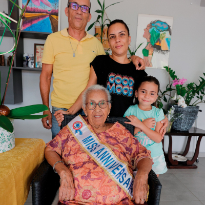 Les 100 ans de Marie Gisla Amily, veuve Abriel