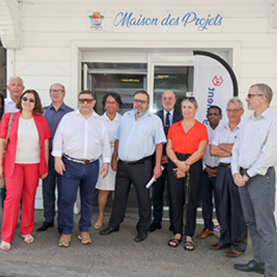 Inauguration de la Maison des Projets de Saint Pierre