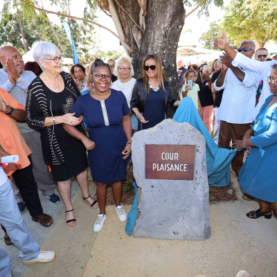 Inauguration de la nouvelle placette de Basse-Terre