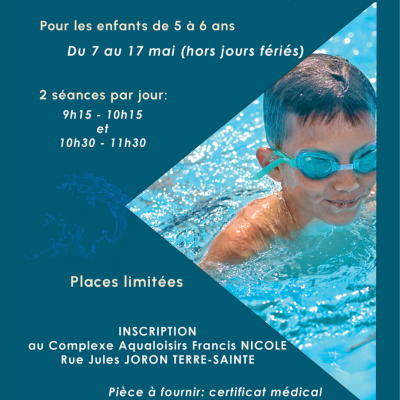 centre aqualoisirs - stage d'aisance aquatique