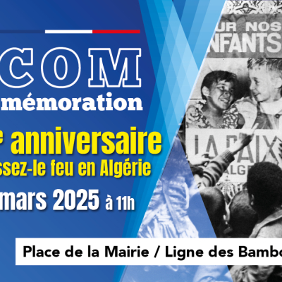 Commémoration du 63ème anniversaire du Cessez-le-feu de la guerre d’Algérie