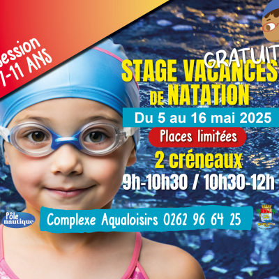 Stage de natation - Vacances de MAI 2025