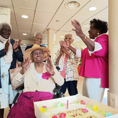 Madame Marie Louise BOUVILLON fête ses 105 ans